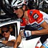 Andy Schleck w�hrend der sechsten Etappe der Vuelta 2009